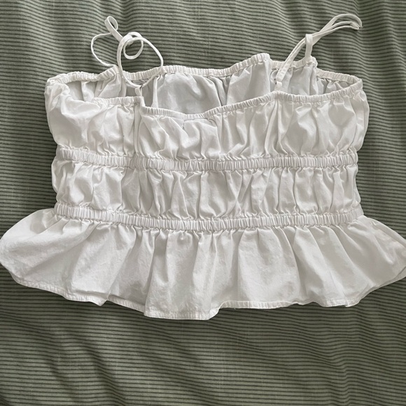 Sunday White Ruffled Camisole Top - Picture 3 of 3